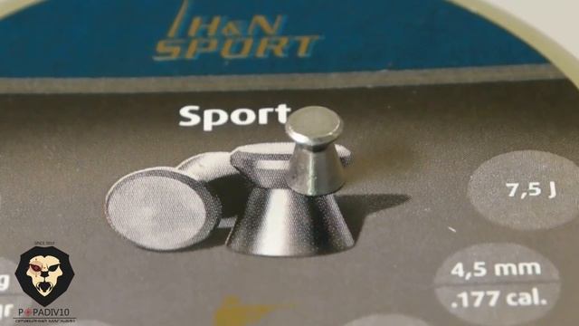 Пули пневматические H&N Sport 4,5 мм 0,53 грамма (Видео-обзор) смотреть онлайн