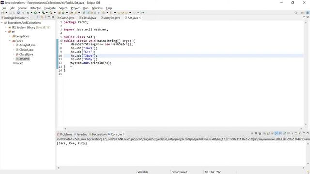 Hash Set in java collections Telugu смотреть онлайн