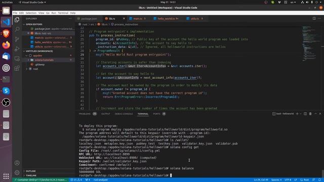 Solana Tutorial Series - Part 05. Hello World Increment Program смотреть онлайн