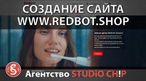 Создание сайта рознично-оптового проекта «RedBot.shop».  сайты под ключ от STUDiO CHiP 2020-2021