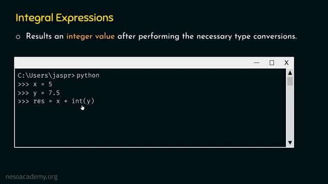 Expressions in Python (Part 1)