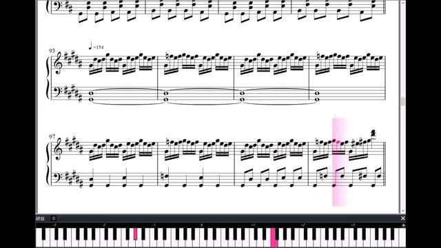 「竹取飛翔　～ Lunatic Princess」ピアノ楽譜 ("Flight of the Bamboo Cutter" piano sheet music) 東方永夜抄、卯酉東海道より смотреть онлайн