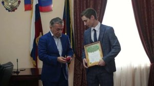 Награждение отличившихся школьников. Сергокала 2023