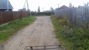 Квадроцикл из мотоблока. Проба.