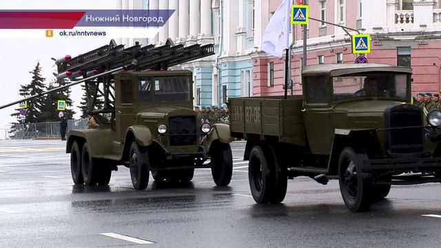 Генеральная репетиция Парада Победы прошла на площади Минина и Пожарского