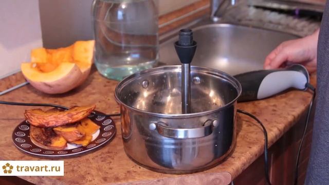 Сок из сырой тыквы обычным погружным блендером смотреть онлайн