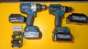 Makita HP001 шуруповёрт XGT40V новый король в тяжелом(или все же легком) весе сравниваю с DDF 481