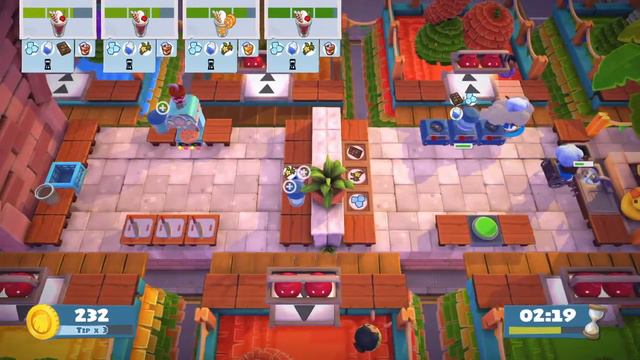 Overcooked 2 - Sun's Out Bun's Out - Level 1-2 - Solo / Single Player - 4 Stars! смотреть онлайн