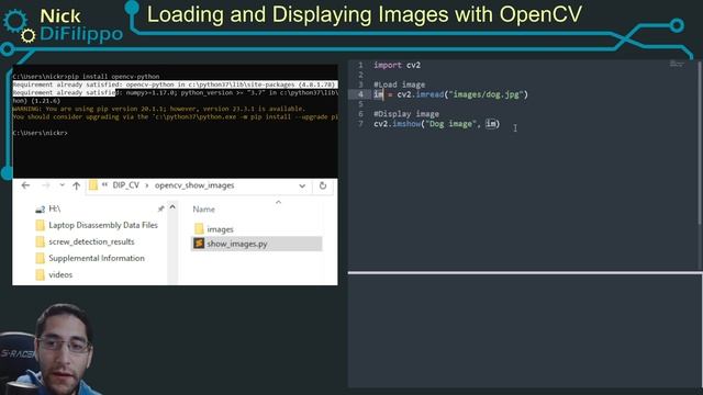 Load and Display Images with OpenCV (Python)
