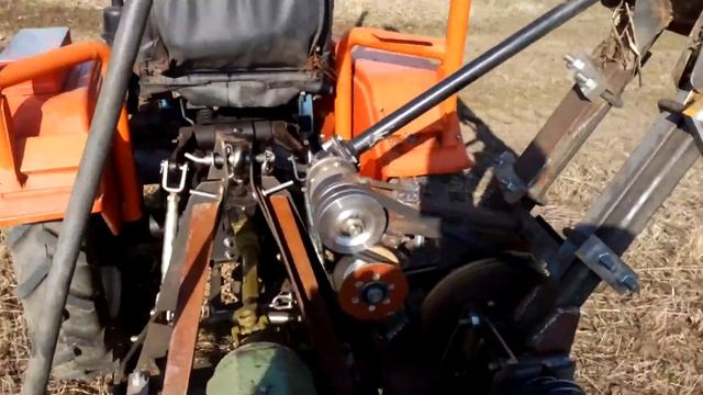 Косилка роторная. В сложенном состоянии. смотреть онлайн