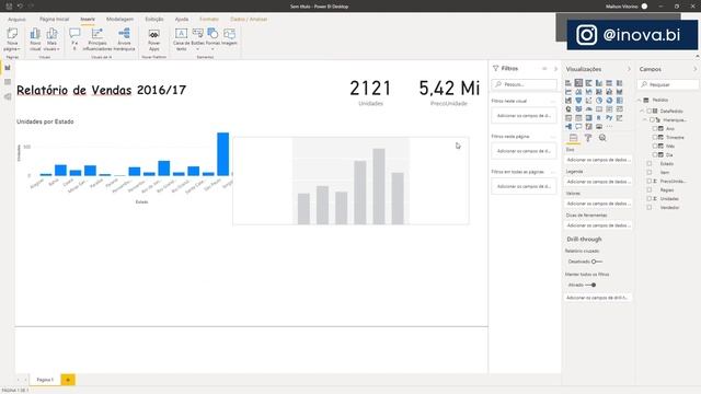 Power BI Criando um Dashboard do zero no PowerBI