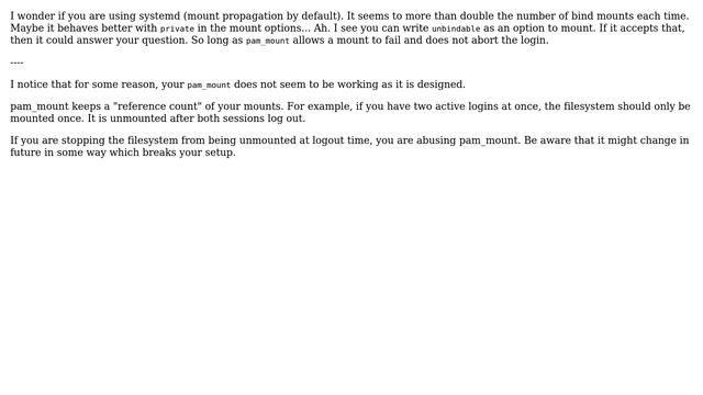 prevent bind mount on login if mounted (2 Solutions!!) смотреть онлайн