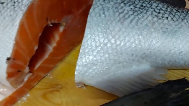 Малосольная семга!!!Правильно чистим и солим семгу!!!
