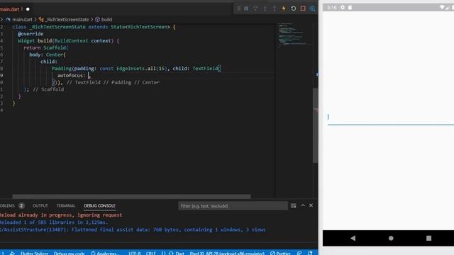 Flutter Textfield Autofocus | Flutter Tutorial | Flutter For Beginners