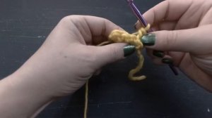 Простой узор крючком/полоски