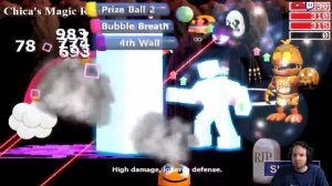 Chica's Magic Rainbow Beaten with Level 1s + NO SLASHERS | FNaF World Final Boss | U2 First Day