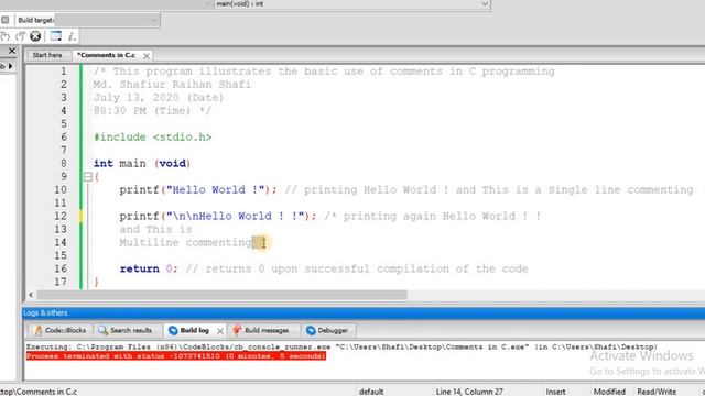 Comments in C Programming | Single-Line Comments | Multi-Line Comments | How to add Comments in C смотреть онлайн