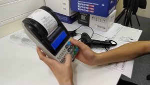 Меркурий 185Ф, рабочий процесс, проверка работоспособности модема на кассе
