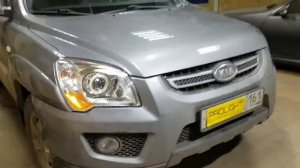 Kia Sportage светит лучше чем современный Sportage после установки Hella 3.