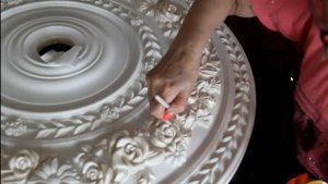 #Евроремонт #Как красиво раскрасить розетку под люстру #своими_руками ?