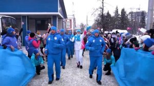 Эстафета огня Зимней универсиады-2019 в Барнауле | The Winter Universiade 2019 Flame in Barnaul