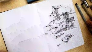 Проектная графика. Как рисовать город. Линер, ручка. Скетчинг. Стрим из Италии. Эдуард Кичигин