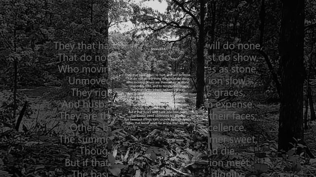 Sonnet #94 - William Shakespeare смотреть онлайн