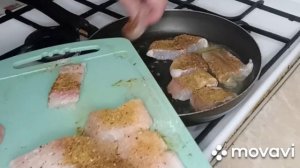 РЫБА В СЛИВОЧНО - СЫРНОМ СОУСЕ.