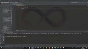 #47-PYTHON TUTORIAL | RECURSIVE FUNCTIONS | FACTORIALS
