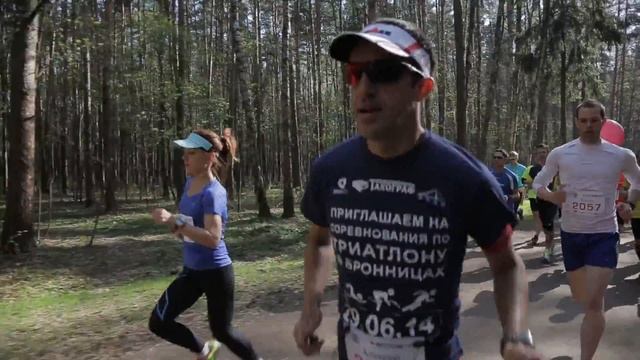 Полумарафон Весенний гром 2014 парк Мещерский