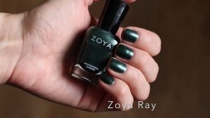Обзор лак Zoya nail polish, Ray, swatches