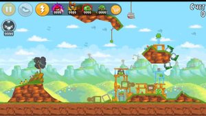 Angry Birds Classic Red's Mighty feathers All levels (Original) (player00713)