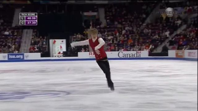 2016 Skate Canada Men SP Kevin Reynolds смотреть онлайн
