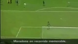 Гол Столетия в исполнении Диего Марадоны. 1986 год.