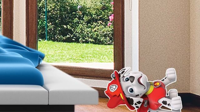 Пять щенков прыгали в кроватке (щенячий патруль) смотреть онлайн