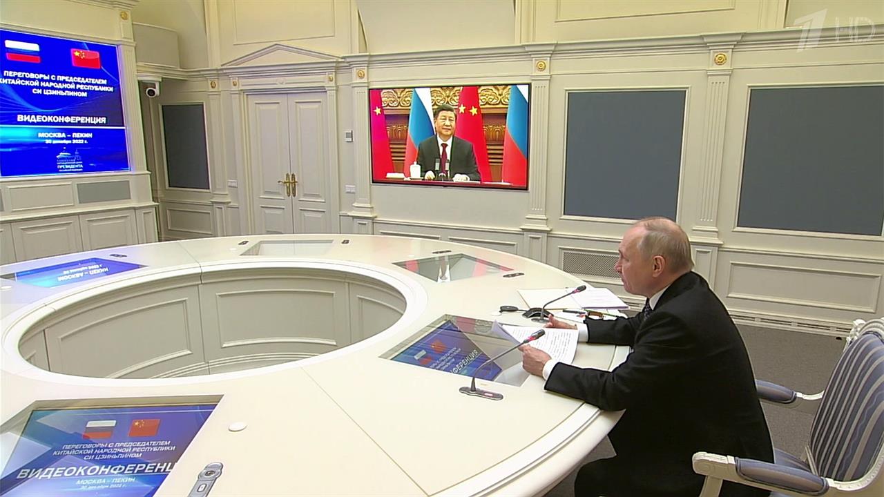 Владимир Путин провел переговоры с председателем КНР Си Цзиньпином