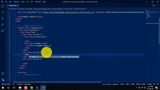 PSD TO Bootstrap bangla tutorial for beginners | PSD TO HTML | header section html markup part-03 смотреть онлайн