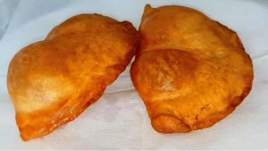 Чебуреки постные с картошкой, цыганка готовит.