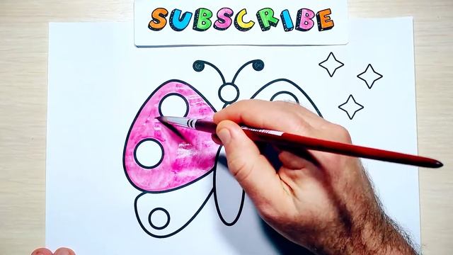 How to Draw Butterfly Educational Game for Children смотреть онлайн