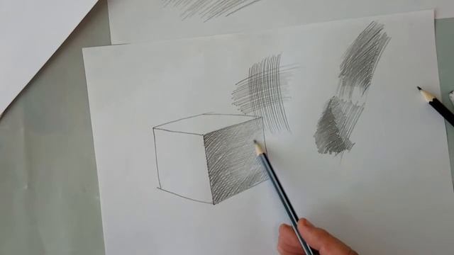 Как штриховать простым карандашом