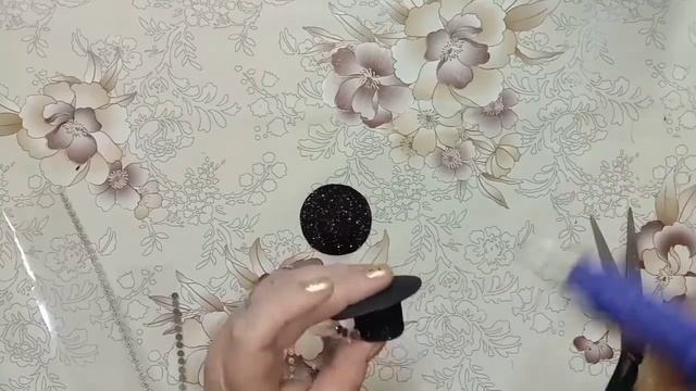 DIY Challenge"Jewelry in black " Hair ties Hats//Челлендж "Украшения в чёрном"//Резинки для волос
