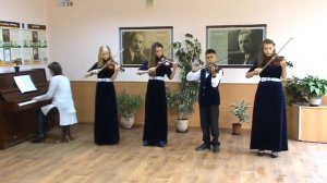 ансамбль скрипачей "КАНТАБИЛЕ"  Е.Дербенко "Романс"