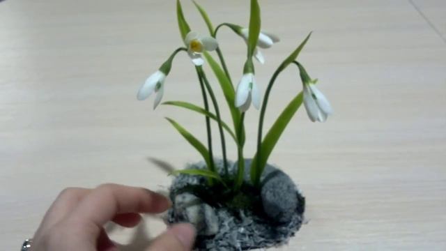 Подснежники из полимерной глины (Сусанна Фиченко) смотреть онлайн