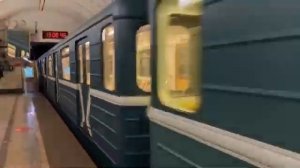 81-717/714 "Номерной" отправляется со Станции "Дубровка" в оборотный тупик.