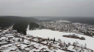 Полет над с. Старопышминск (Свердловская обл.). Октябрь 2020 г.