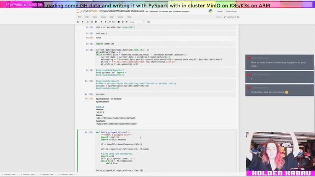Loading some GH data and writing it with PySpark with in cluster MinIO on K8s/K3s on ARM (Part 1) смотреть онлайн