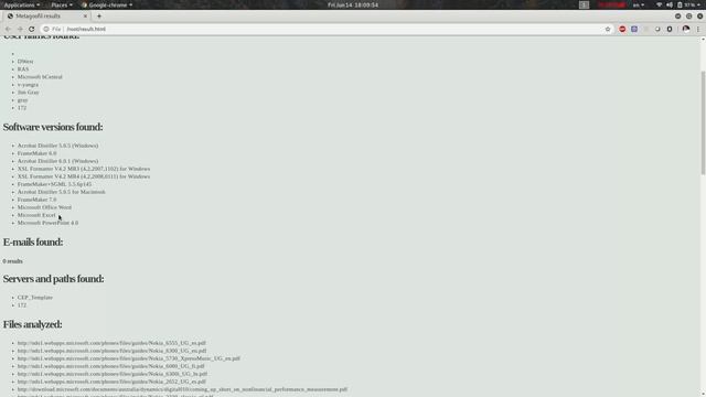 5- Emails & Users & Metadata Analysis смотреть онлайн