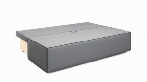 Диван прямой раскладной с подушками