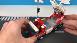 LEGO CITY 60004 Пожарная станция - Пожарный грузовик (3 из 5)