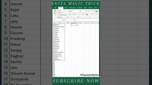 Excel best tips &tricks #excel #exceltips #shortvideo #trending #subscribe